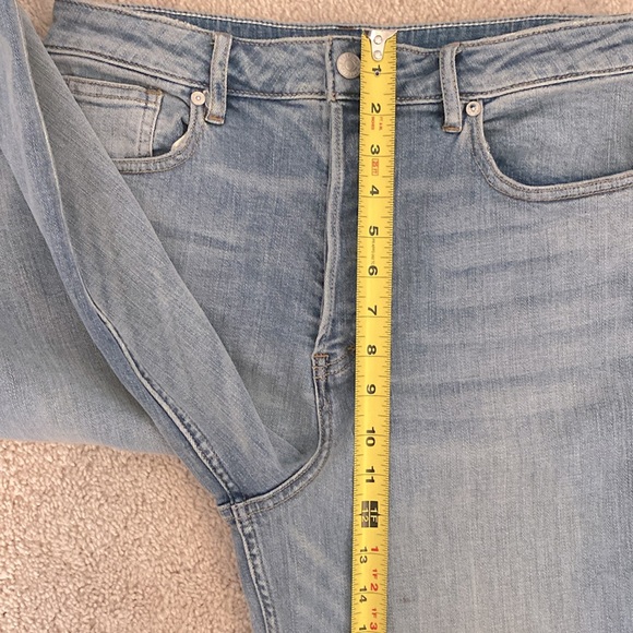 Free People NWT Women's High Rise Wide Leg Jeans Size 29 Blue Button Fly - Picture 14 of 14